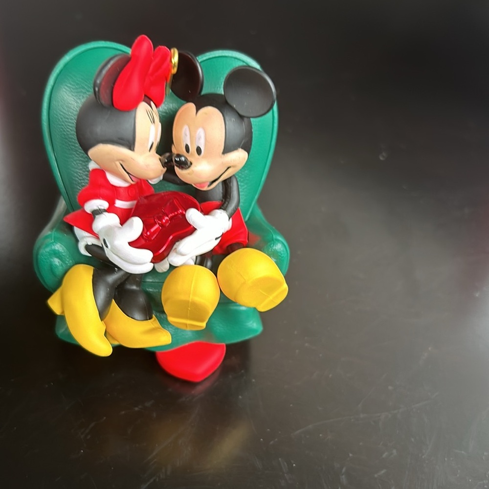 Disney Mickey and Minnie “Two to a Chair” Hallmark Keepsake Ornament - Picture 6 of 7
